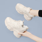 Damen sportliche Plateausneaker mit atmungsaktivem Obermaterial R&B