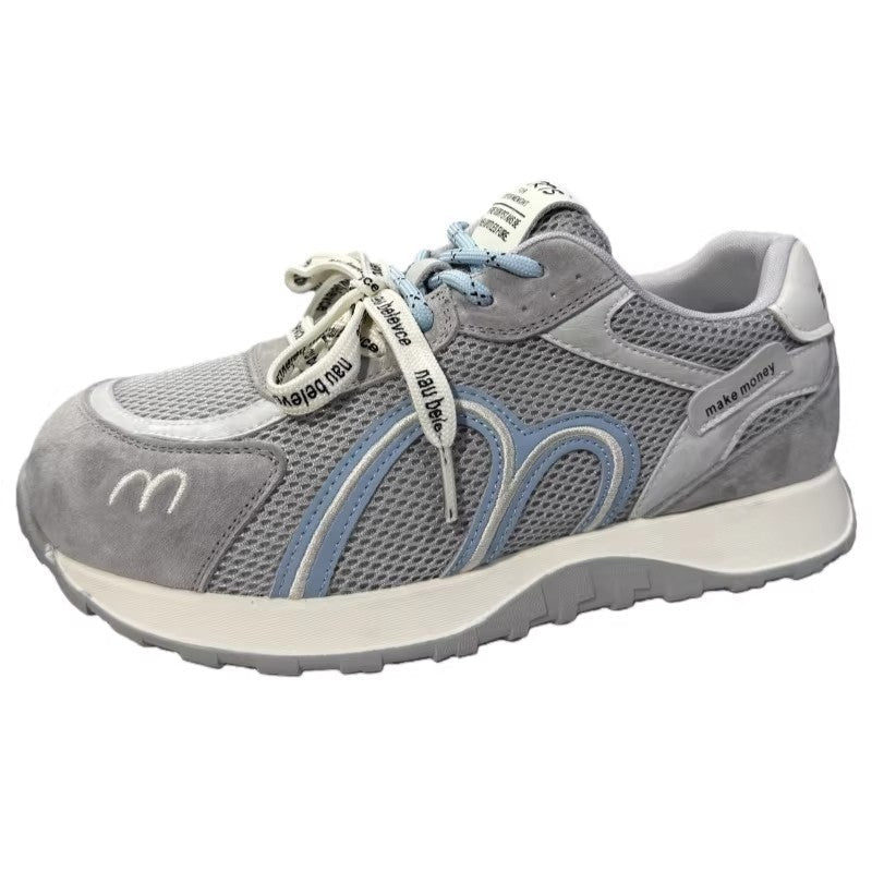 Damen Sportliche Sneakers mit atmungsaktiver Mesh-Oberfläche und bequemer Dämpfung R&B