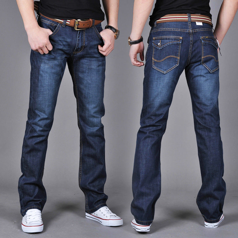 Herren Slim-Fit Jeans mit elastischem Bund und hohem Tragekomfort R&B