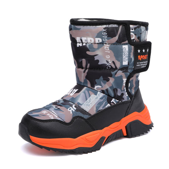 Damen Sportliche Winterstiefel mit rutschfester Sohle und isolierendem Futter R&B