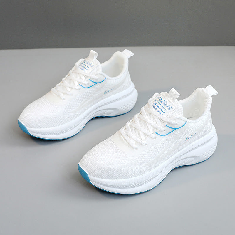 Damen Sportliche Sneakers mit atmungsaktivem Mesh-Obermaterial und dämpfendem Sohlenprofil R&B