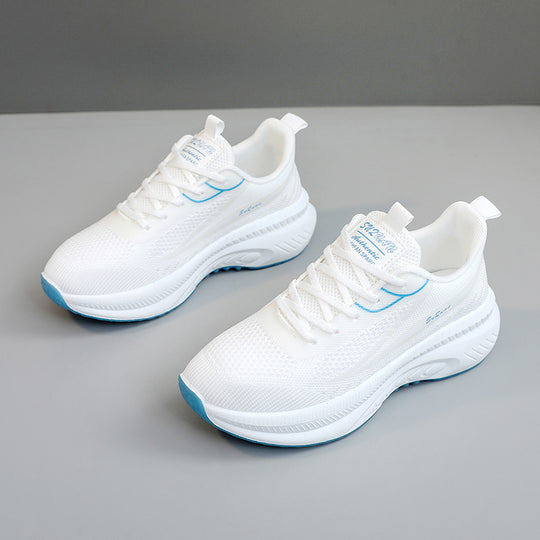 Damen Sportliche Sneakers mit atmungsaktivem Mesh-Obermaterial und dämpfendem Sohlenprofil R&B