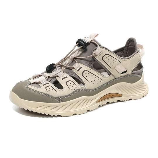 Herren Sportliche Wander-Sandalen mit rutschfester Sohle und verstellbarem Riemen R&B