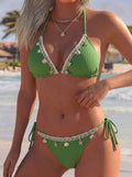 Damen Triangel-Bikini mit verspieltem Muschel-Dekor R&B