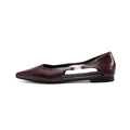 Damen Ballerinas mit modischem Cut-Out-Design und elegantem Glanz