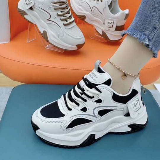 Damen Bequeme Laufsohle Sneakers mit modischem Design R&B