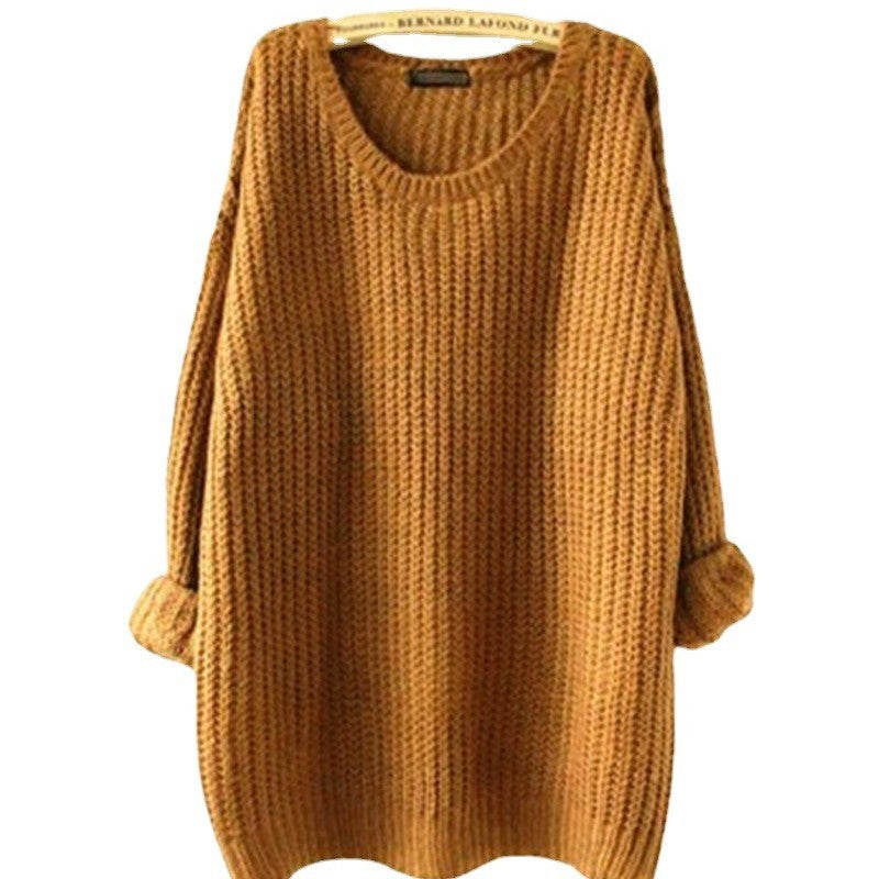 Damen Grobstrickpullover mit oversized Schnitt und luftiger Struktur R&B