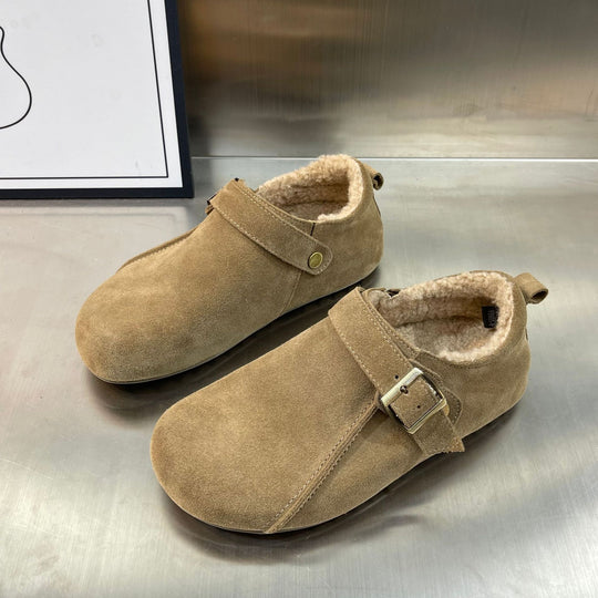 Damen Komfortable Clogs mit weichem Innenfutter und praktischem Schnallenverschluss R&B