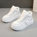 Damen modische Chunky Sneaker mit weichem Futter und robuster Sohle R&B