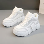 Damen modische Chunky Sneaker mit weichem Futter und robuster Sohle R&B
