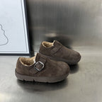 Damen Gemütliche Clogs mit weichem Futter und modischem Schnallenverschluss R&B