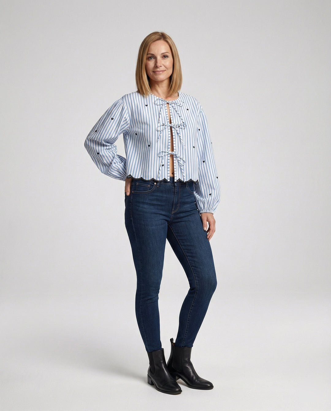 Damen Bluse mit weitem Schnitt