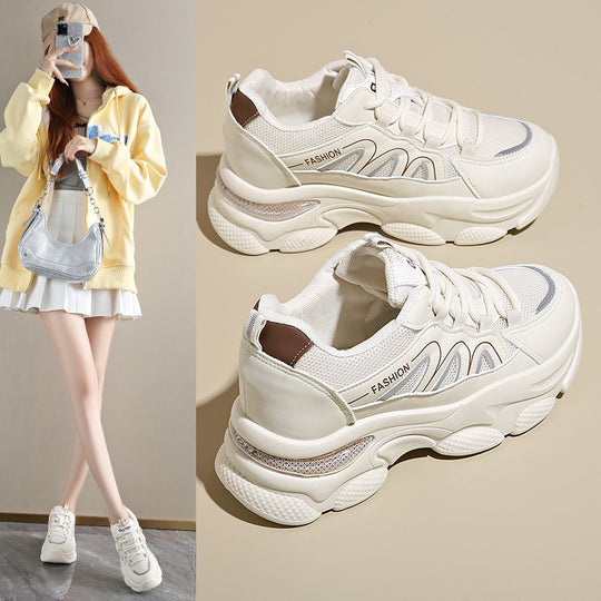 Damen Sportliche Sneakers mit ergonomischem Dämpfungssystem und modischem Mesh-Obermaterial R&B