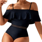 Damen Off-Shoulder Badeanzug R&B