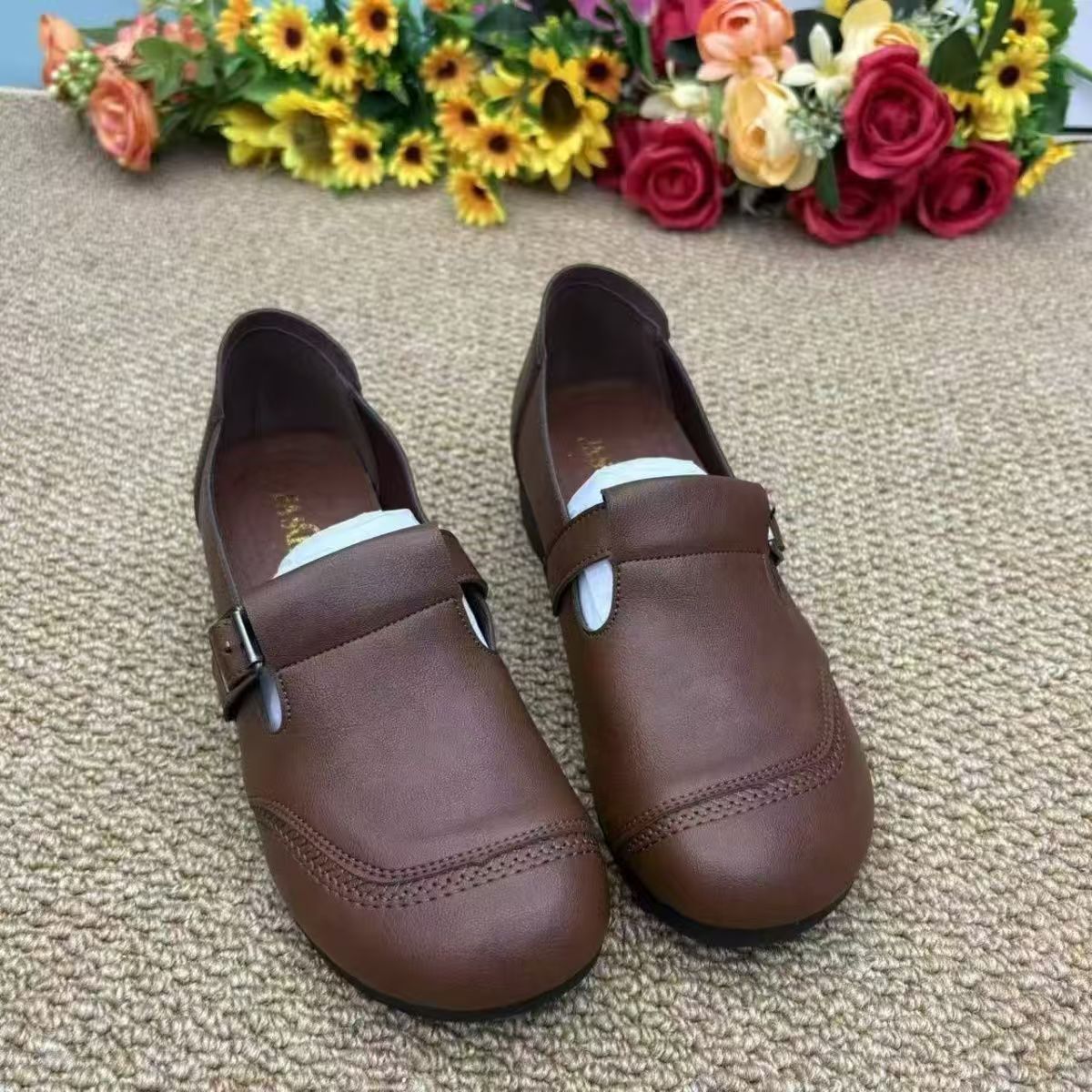 Damen Bequeme Clogs mit modischem Schnallen-Detail R&B