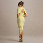 Damen Drapiertes Abendkleid R&B
