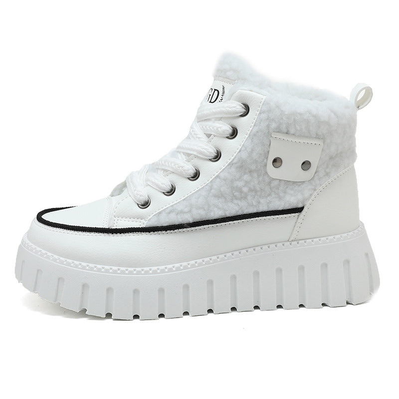 Damen hochwertige Warmfutter-Stiefeletten mit rutschfester Profilsohle R&B