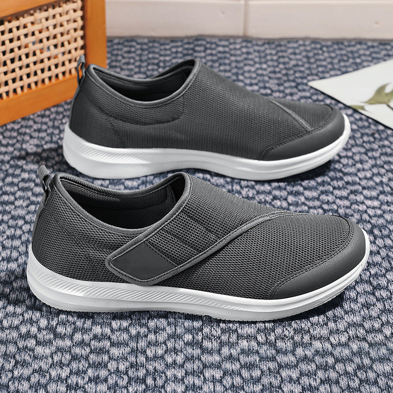Damen Atmungsaktive Slip-On Freizeitschuhe mit elastischem Riemen