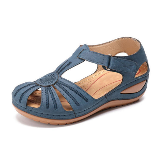 Damen Schnürsandalen mit offenem Zehenbereich und ergonomischer Sohle R&B