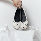 Damen Ballerinas mit eleganter Punktestruktur und bequemem Innenfutter R&B