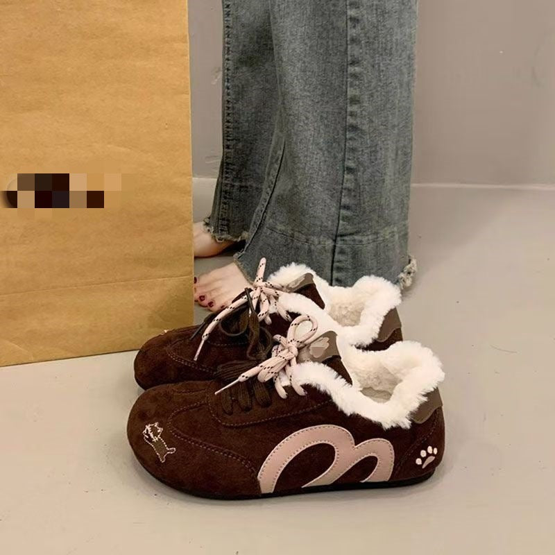 Damen Hausschuh-Pantoletten mit kuscheligem Innenfutter und modischem Design R&B
