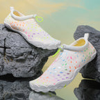 Damen vielseitige Wassersportschuhe mit rutschfester Sohle und flexiblem Obermaterial
