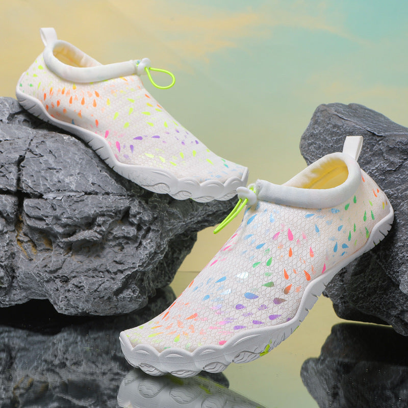 Damen vielseitige Wassersportschuhe mit rutschfester Sohle und flexiblem Obermaterial