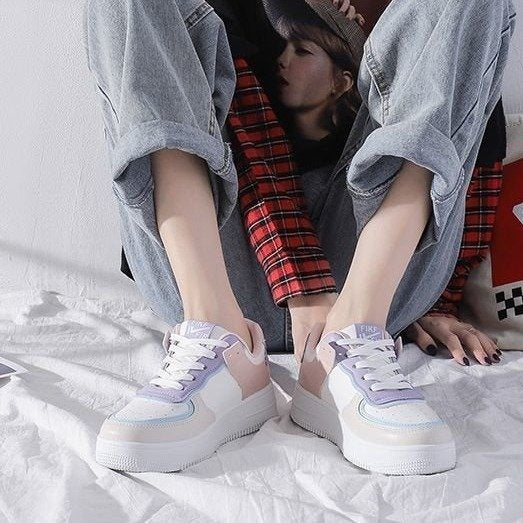 Damen Sportliche Freizeitsneaker mit rutschfester Sohle und atmungsaktivem Obermaterial R&B
