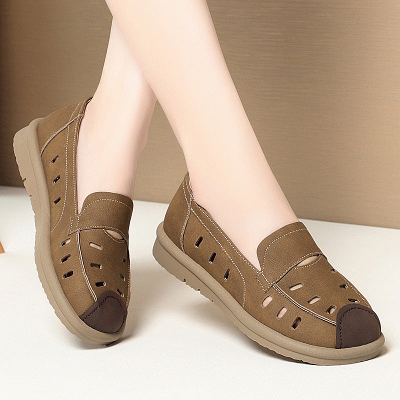 Damen Slipper mit atmungsaktiven Belüftungsöffnungen und ergonomischer Sohle R&B