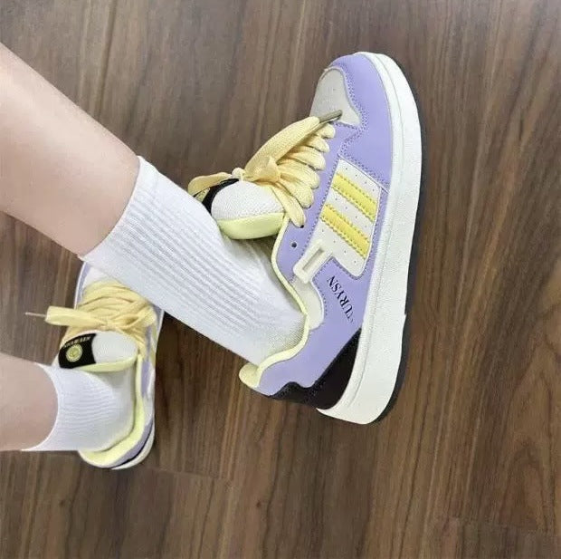 Damen sportliche Sneakers mit luftiger Mesh-Oberfläche und dämpfender Sohle