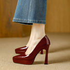 Damen Glamouröse High Heels mit Plateau und spitz zulaufendem Design