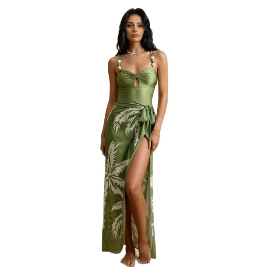 Damen Eleganter und luftiger Maxikleid R&B