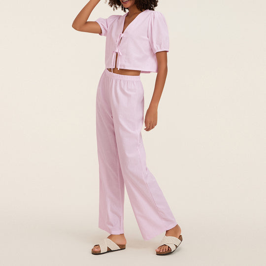 Damen luftiges Sommer-Jumpsuit mit Raffung R&B