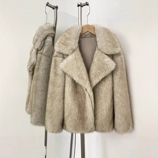 Damen Kunstpelz-Jacke R&B