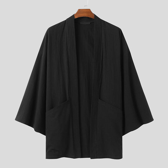 Damen Kimono-Jacke mit modernen Schnitt und praktischen Taschen R&B