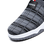 Damen Modische Slip-On Freizeitschuhe mit rutschfester Sohle und atmungsaktivem Obermaterial