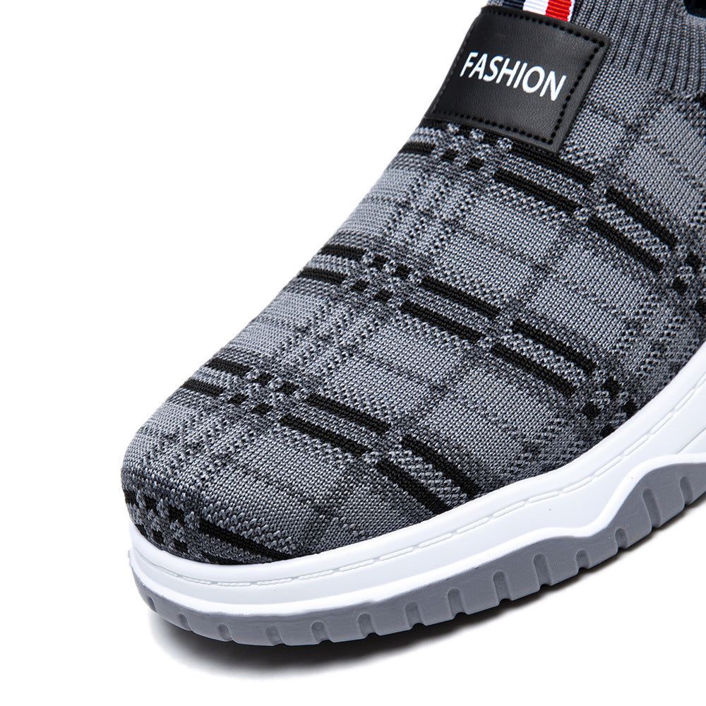 Damen Modische Slip-On Freizeitschuhe mit rutschfester Sohle und atmungsaktivem Obermaterial