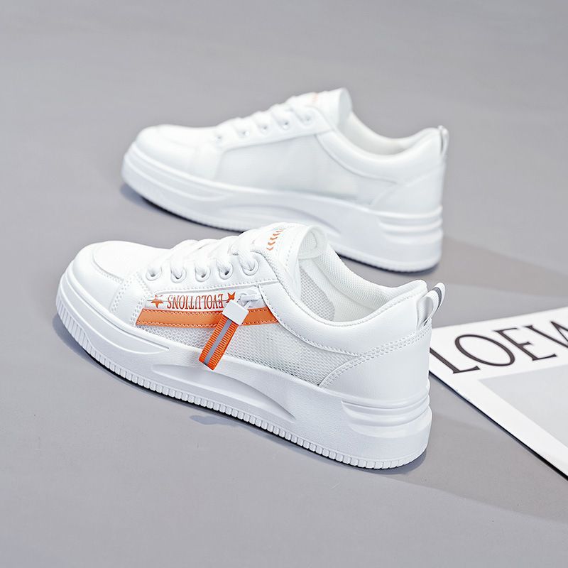 Damen Freizeitsneaker mit modischem Schriftzug und dämpfender Laufsohle R&B