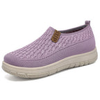 Damen Strick-Sneaker mit elastischem Einstieg und rutschfester Sohle R&B