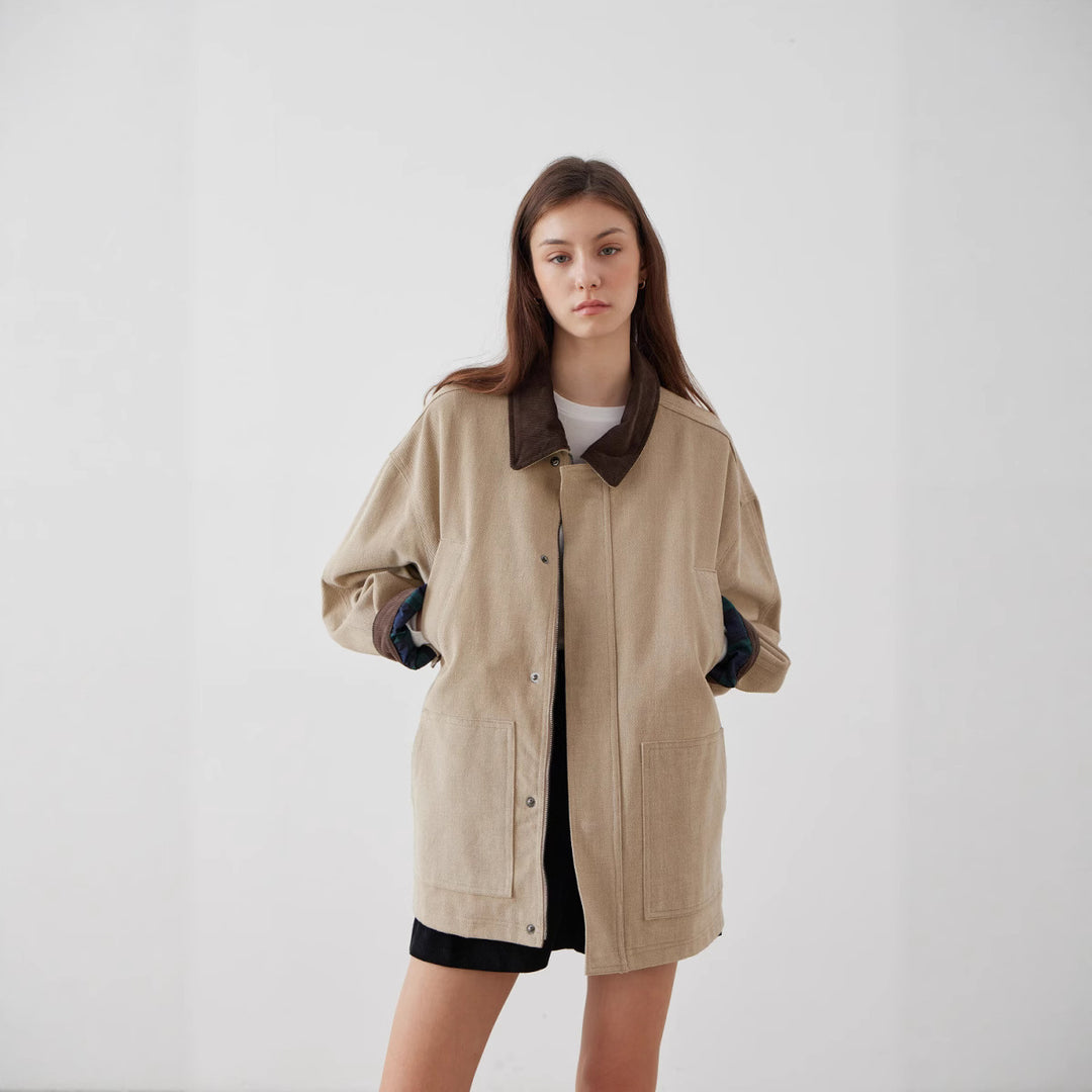 Damen oversized lässige Jacke R&B