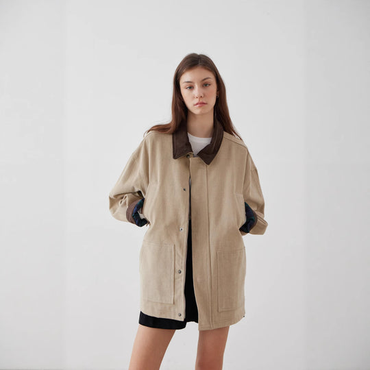 Damen oversized lässige Jacke R&B