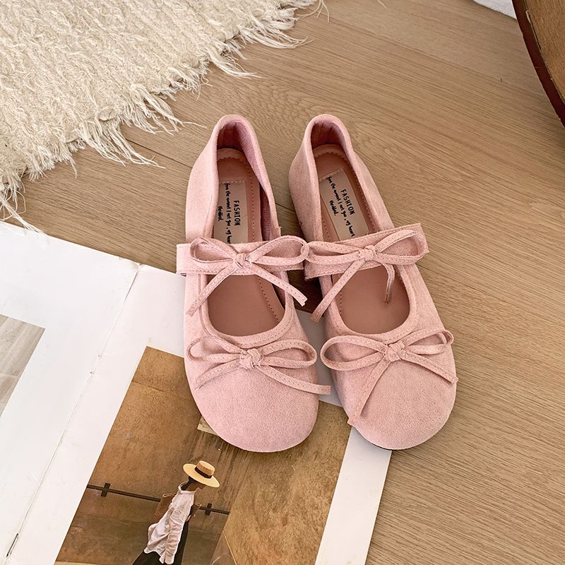 Damen Ballerinas mit modischem Schleifen-Design und weicher Sohle R&B