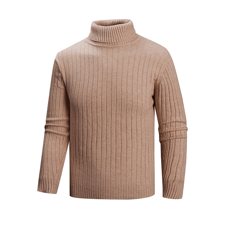 Herren Strickpullover mit Stehkragen R&B