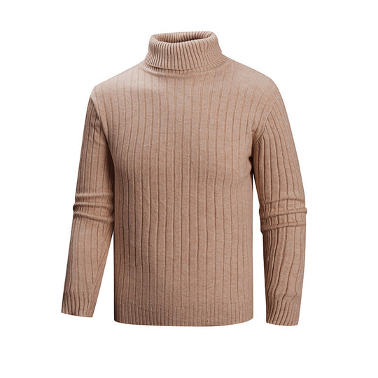Herren Strickpullover mit Stehkragen R&B