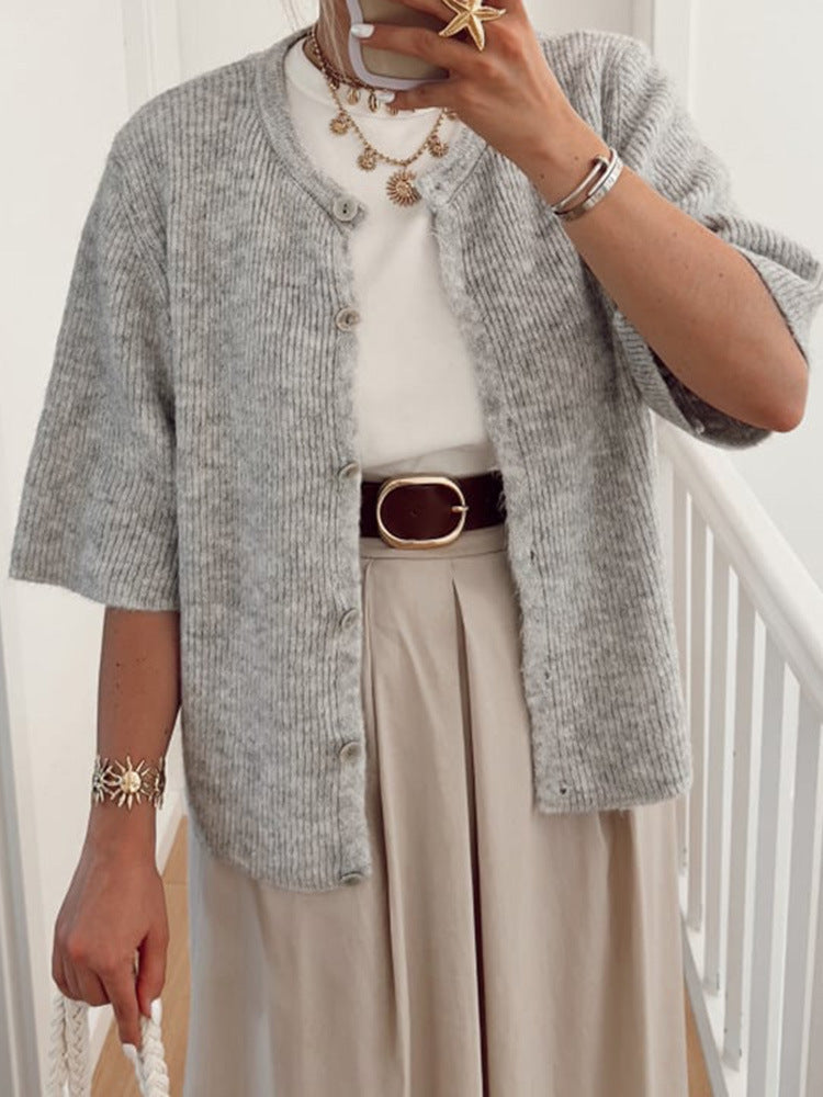 Damen leichter Strickcardigan R&B