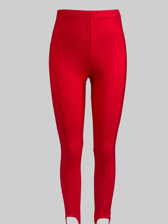 Damen Glamouröse Leggings mit schimmerndem Effekt und hoher Taille R&B