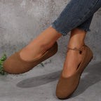 Damen Bequeme Slipper mit atmungsaktivem Obermaterial und rutschfester Sohle R&B