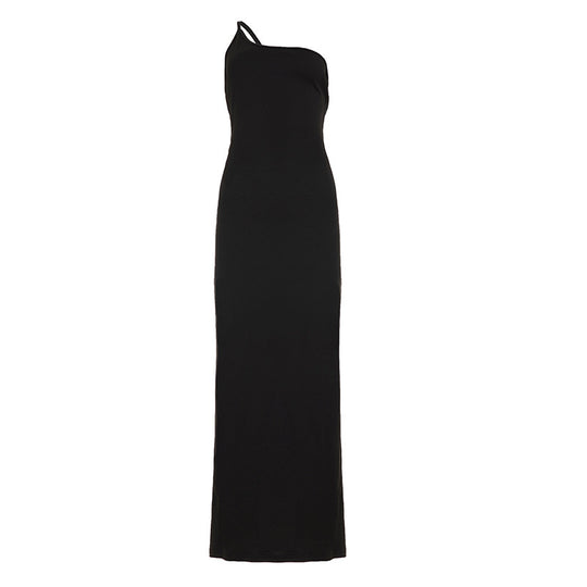 Damen elegantes Maxikleid mit schmalem Schnitt und lässigem trägerlosem Design R&B