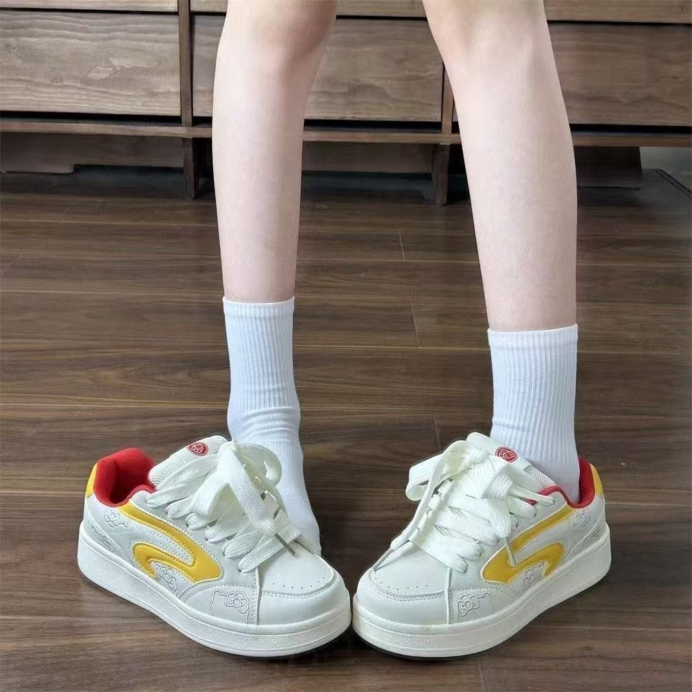 Damen Trendige Sneakers mit verspieltem Design und atmungsaktiver Netzstruktur R&B