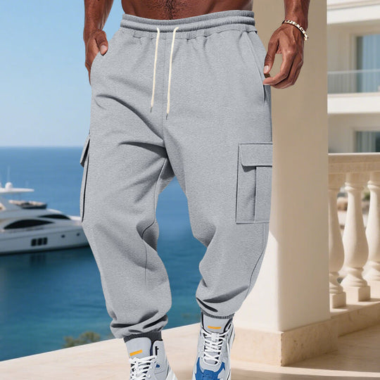 Herren Cargo-Hose mit elastischem Bund R&B